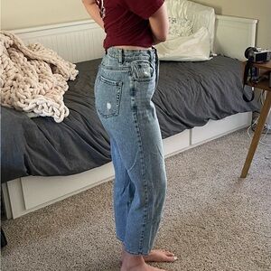 PacSun high rise straight jeans pant button fly size 26